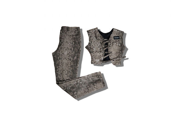 Antigo Reptile-Jacquard Vest